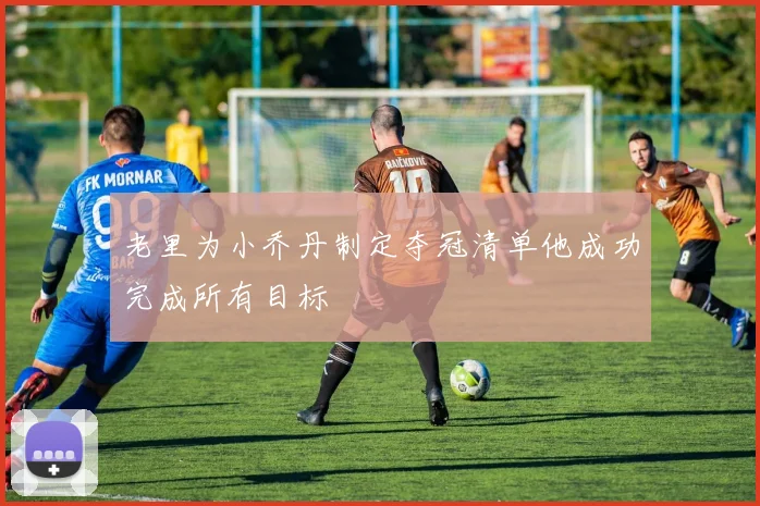 老里为小乔丹制定夺冠清单他成功完成所有目标